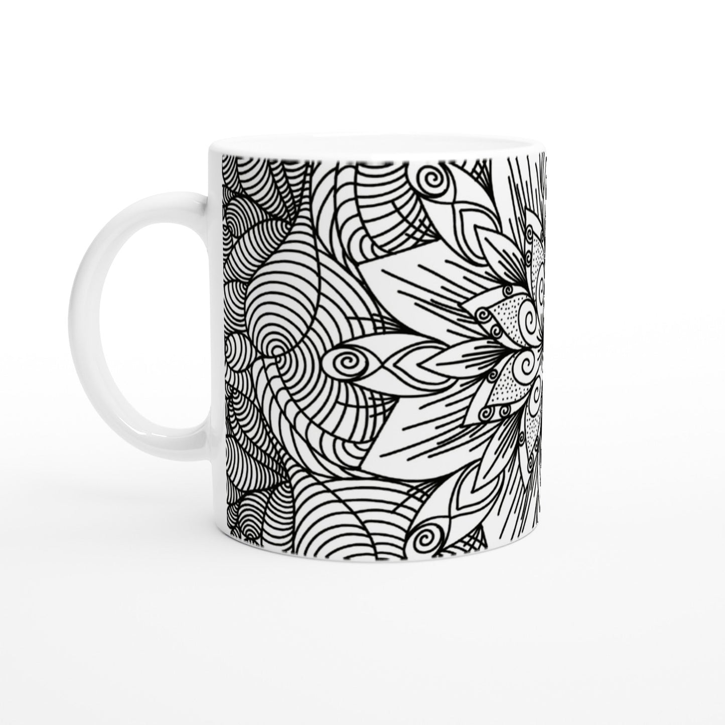 Everything keeps going around White 11oz Ceramic Mug, - Art by immyt