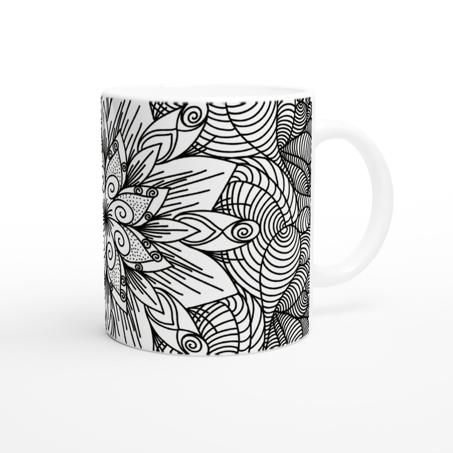 Everything keeps going around White 11oz Ceramic Mug, - Art by immyt