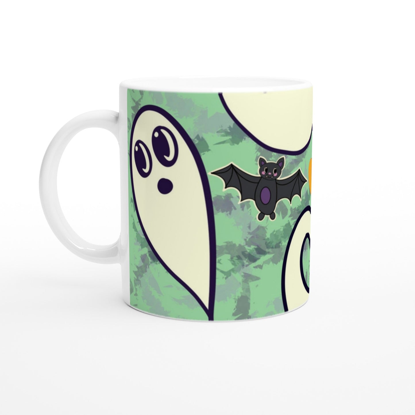Oh shit it’s a human White 11oz Ceramic Mug - Art by immyt