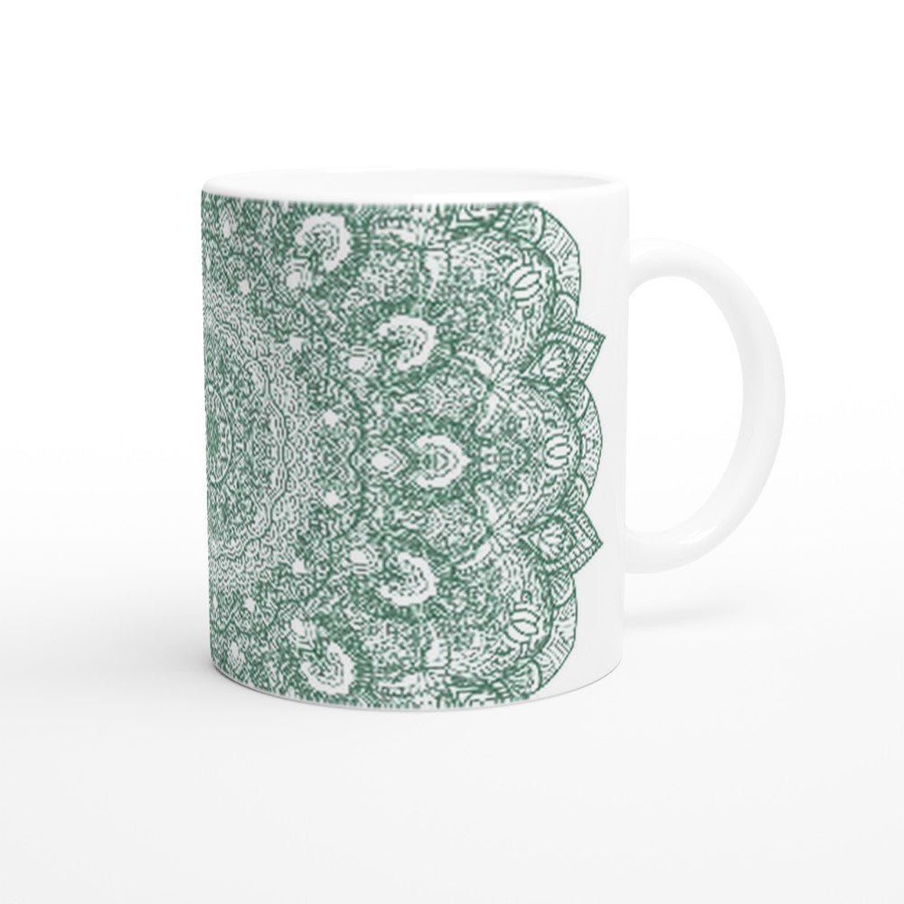 White 11oz Ceramic Mug - Art by immyt