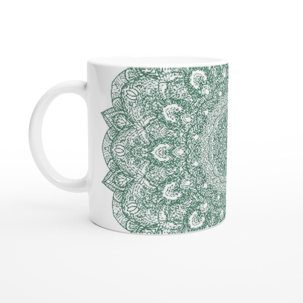White 11oz Ceramic Mug - Art by immyt