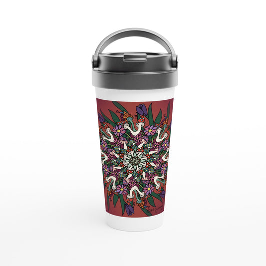 Mushroom 15oz Stainless Steel Travel Mug